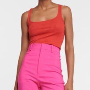 I.N.C. International Concepts Women’s Square-neck Peach Tank Top Size XL